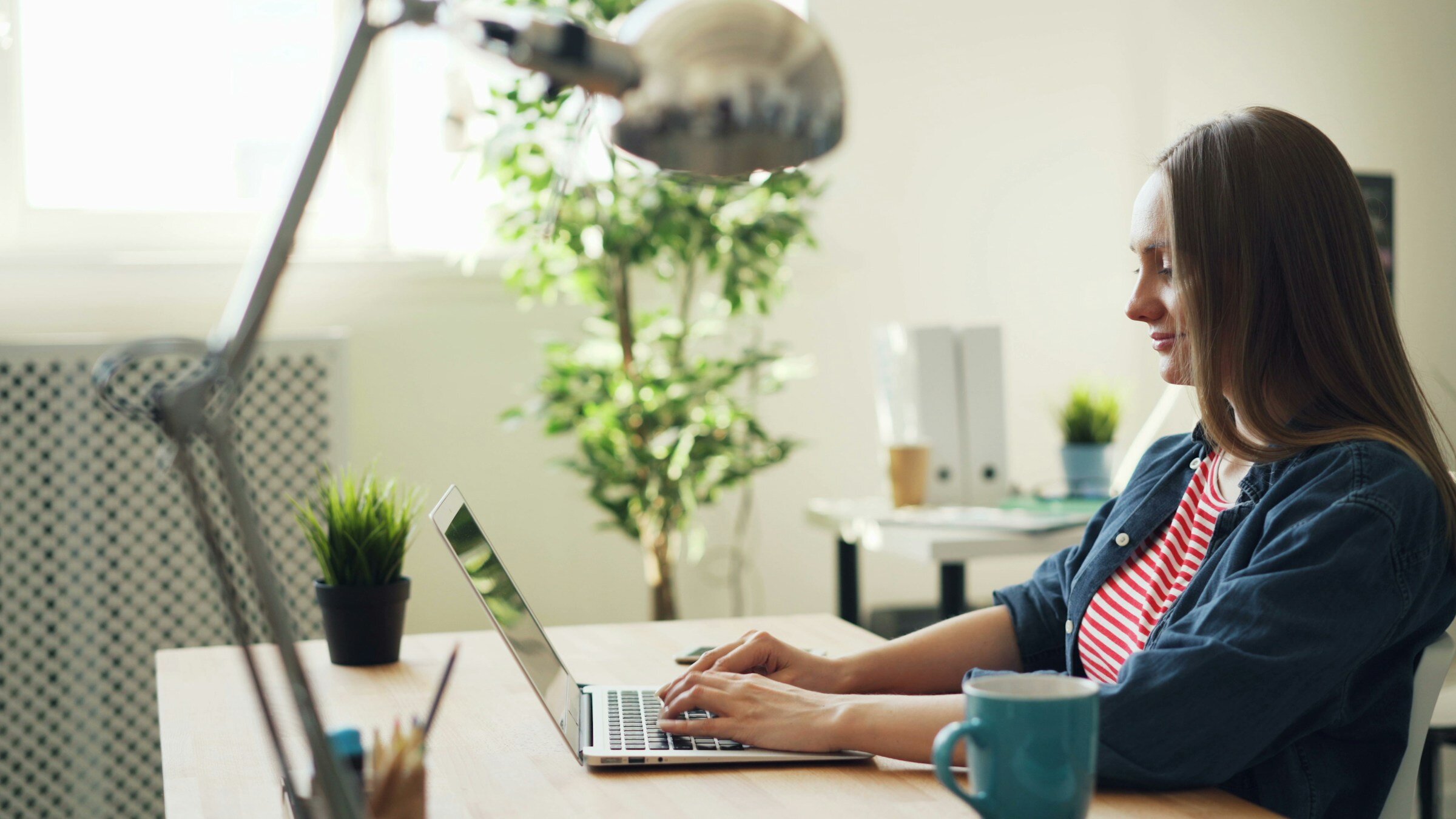 woman testing out APM Tools