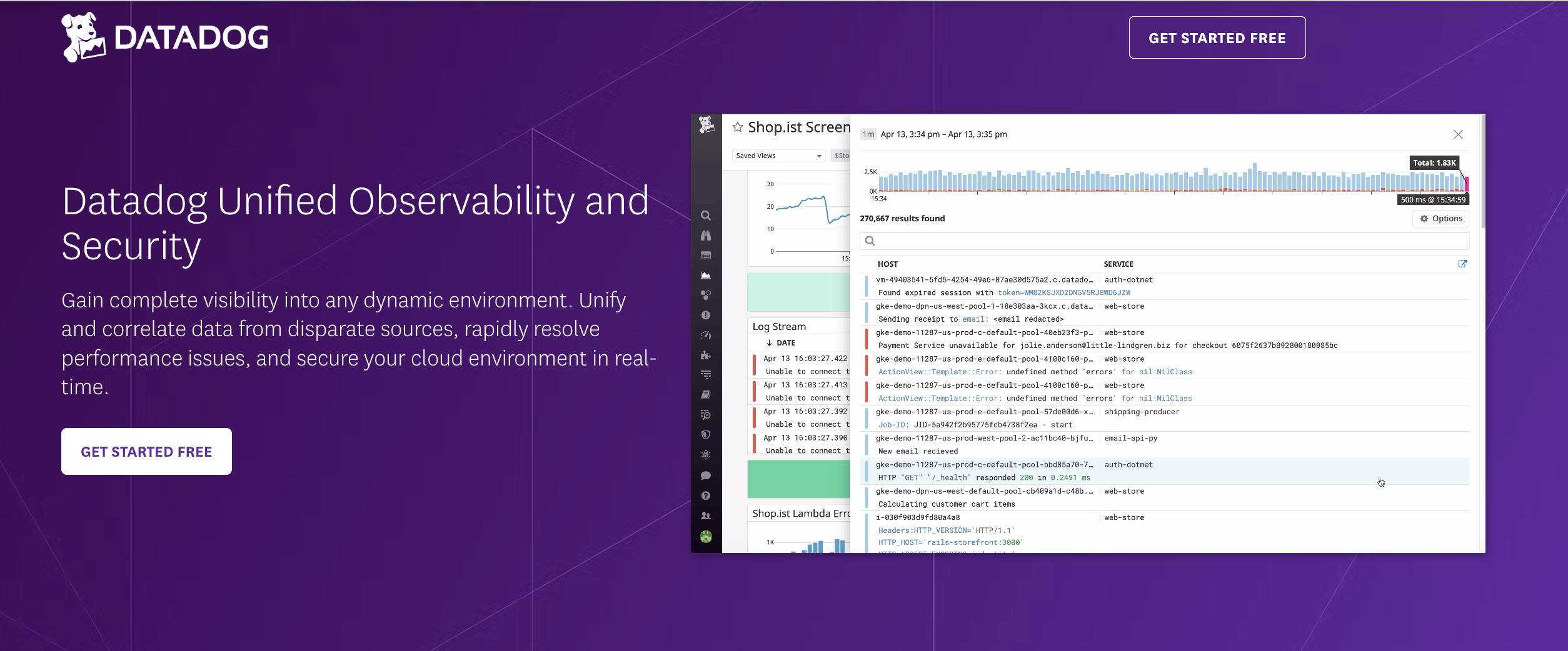 Datadog - Pingdom Alternatives