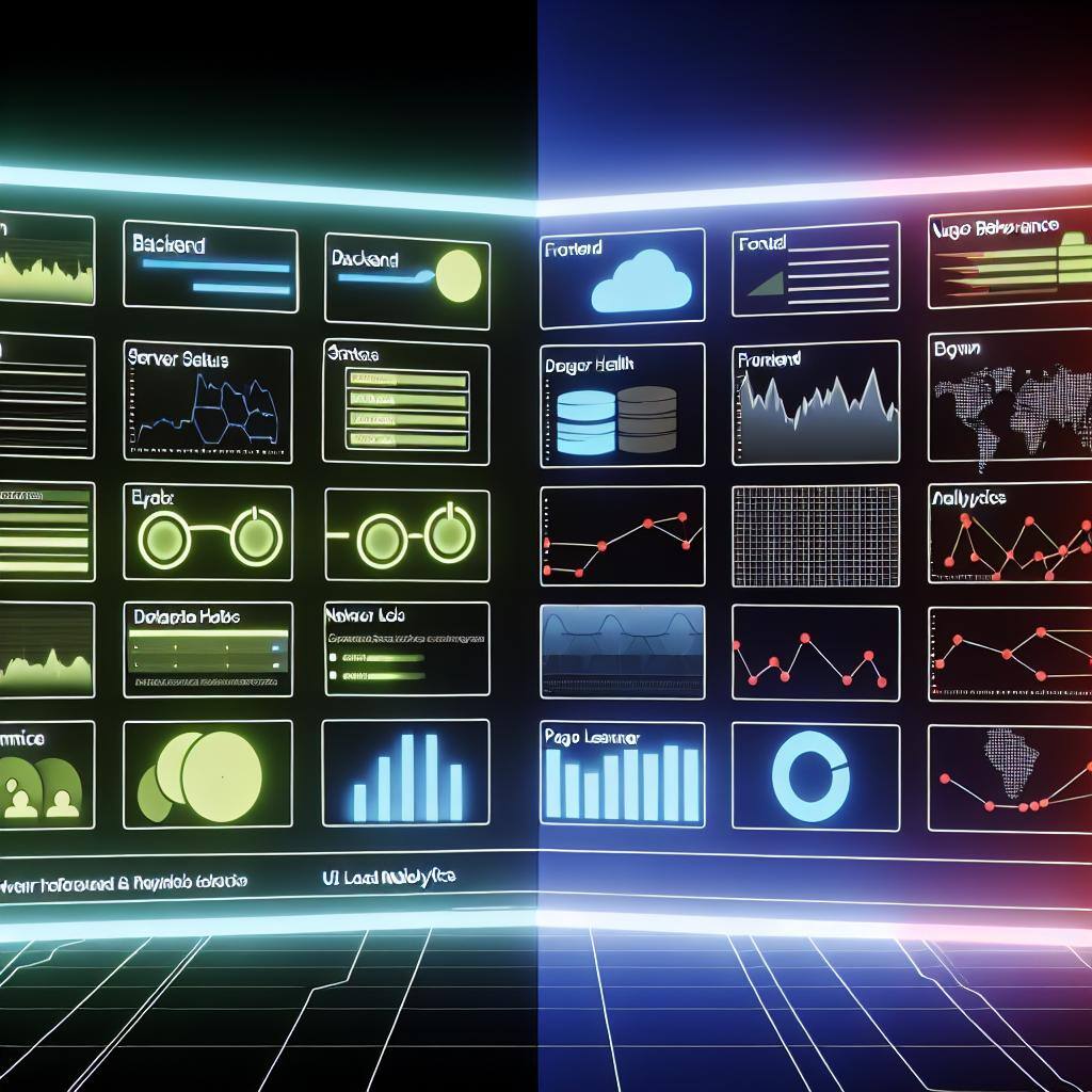 Backend and frontend monitoring