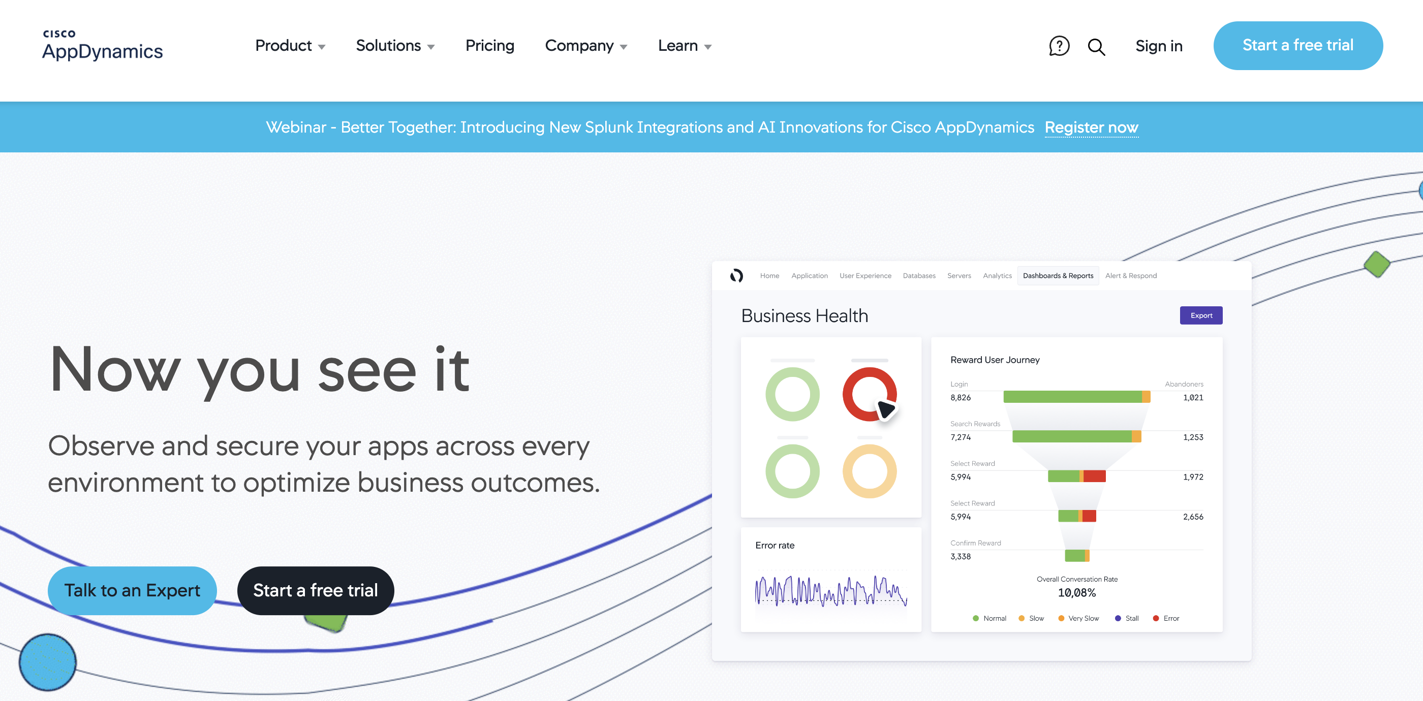 cisco appdynamics - End User Monitoring