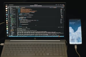 Coding on Laptop - Prometheus NodeJS