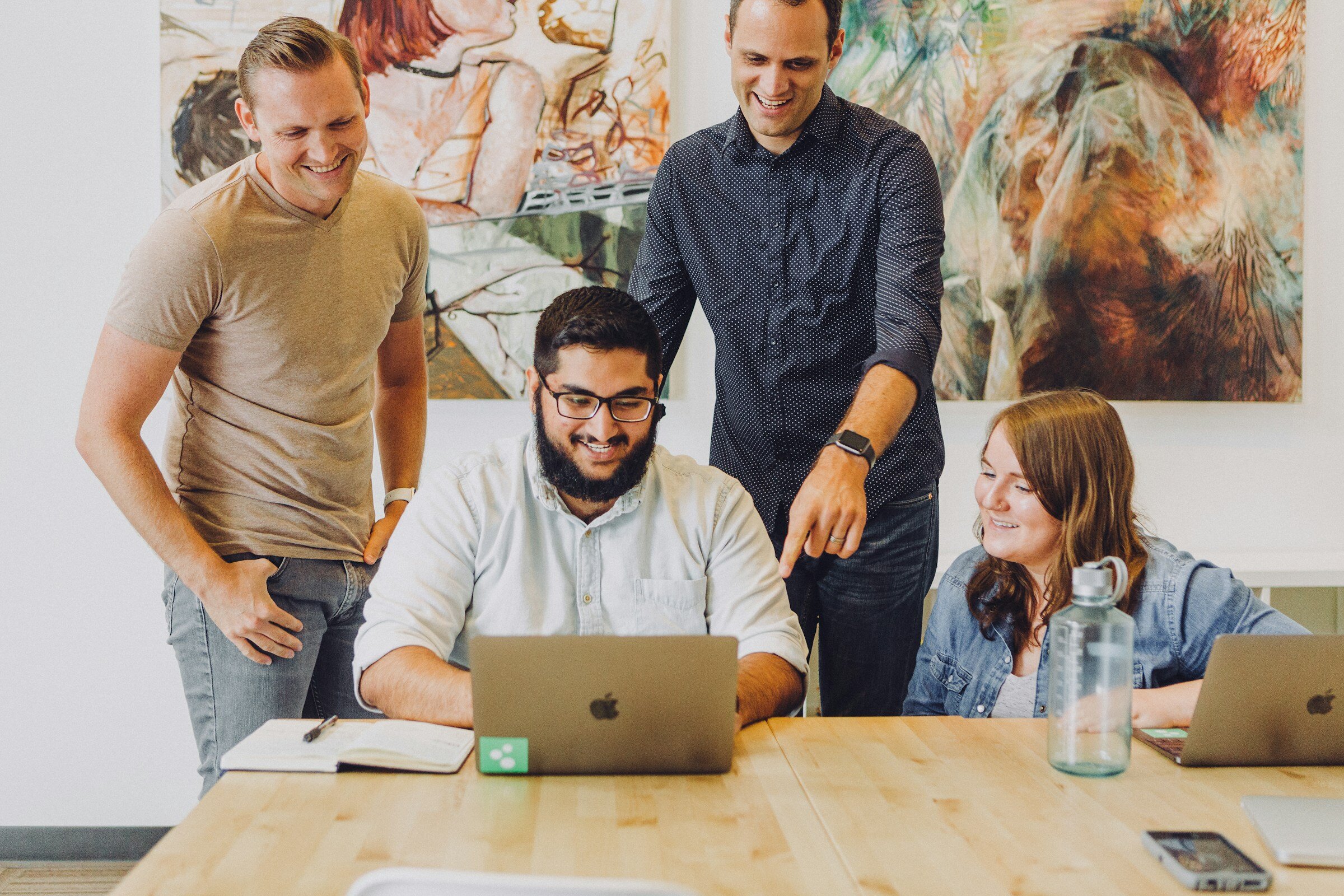 friends looking at Datadog NextJS